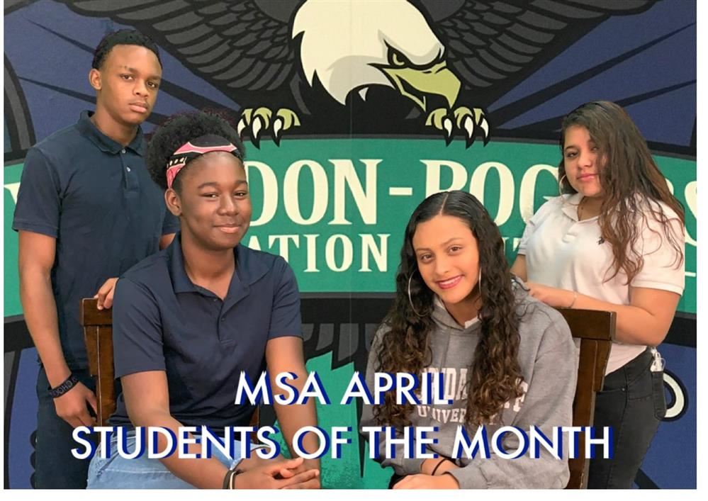 MSA April Students of the Month